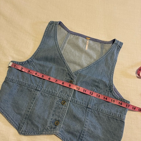 Free People Scout Denim Vest - Picture 4 of 9